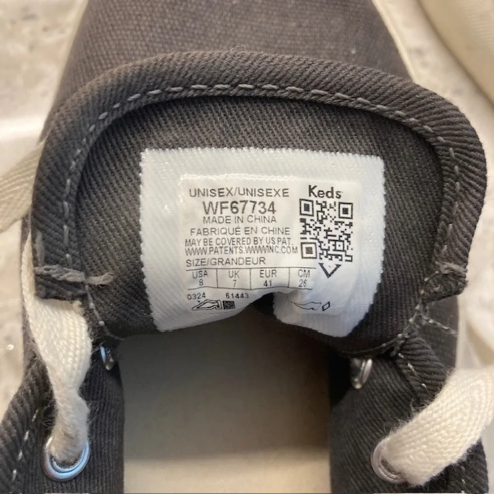 Keds  Champion Women's Lace-Up Blue 8 Branding on the Side